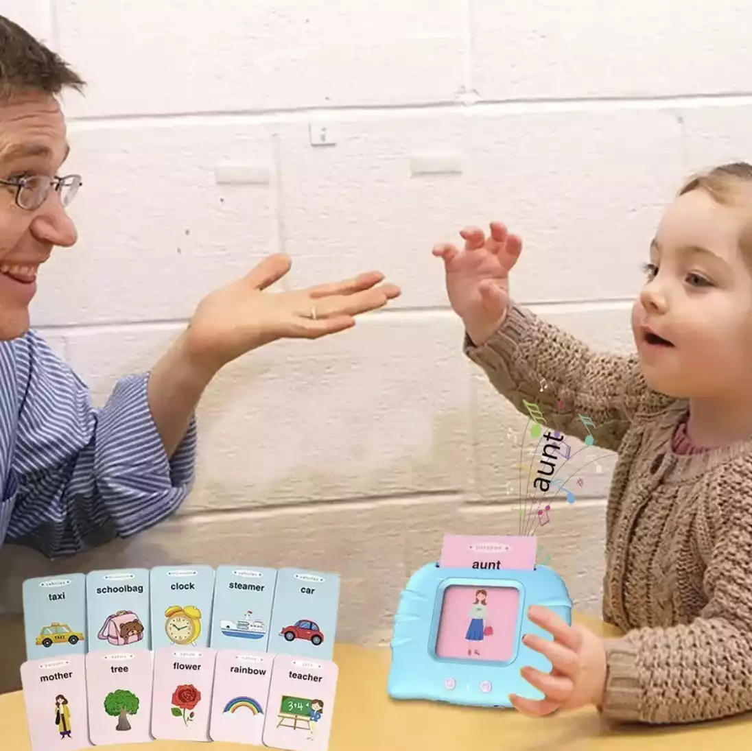 An educational device for children with the pronunciation of words