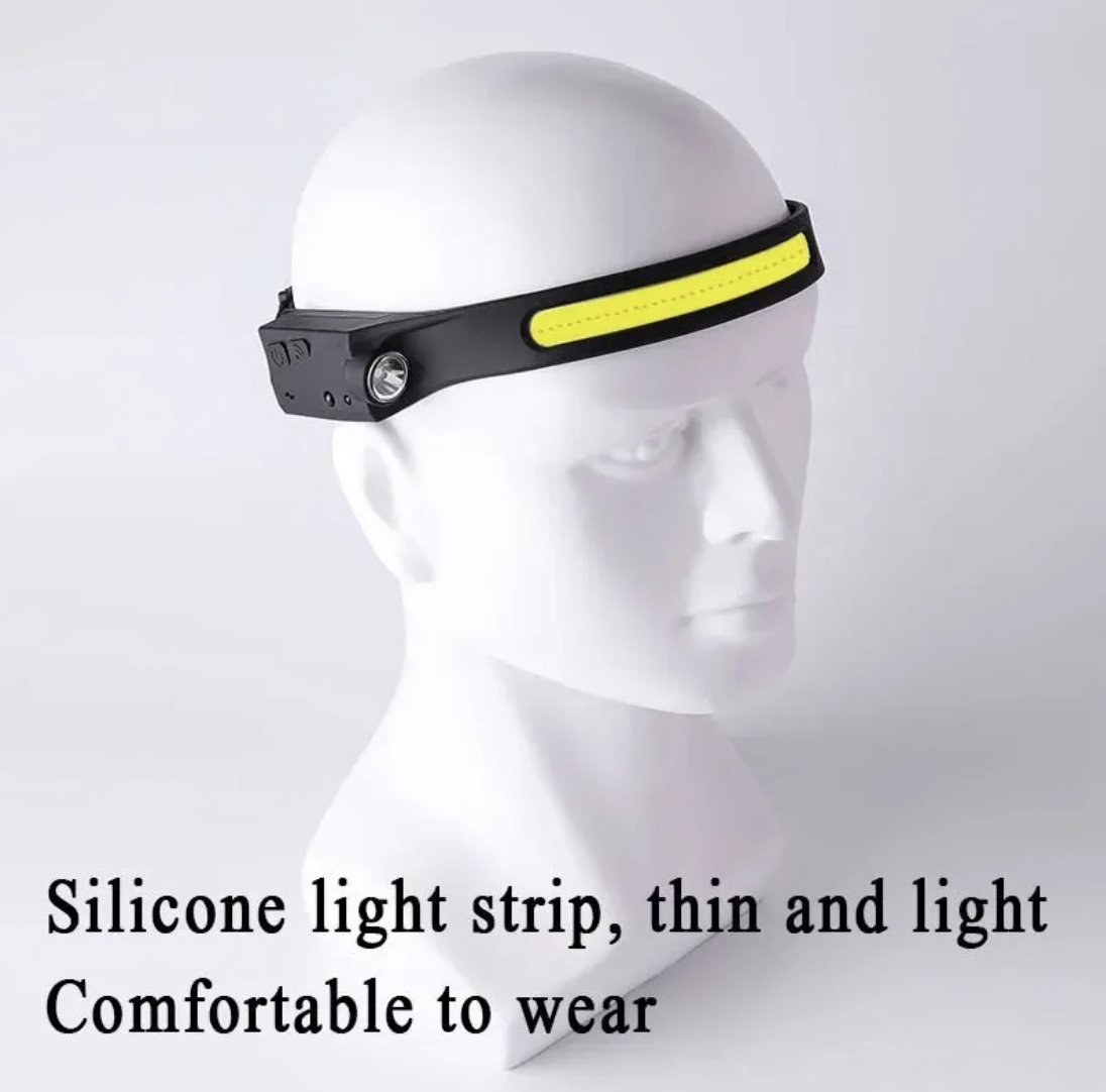 Rechargeable head lamp with very bright light