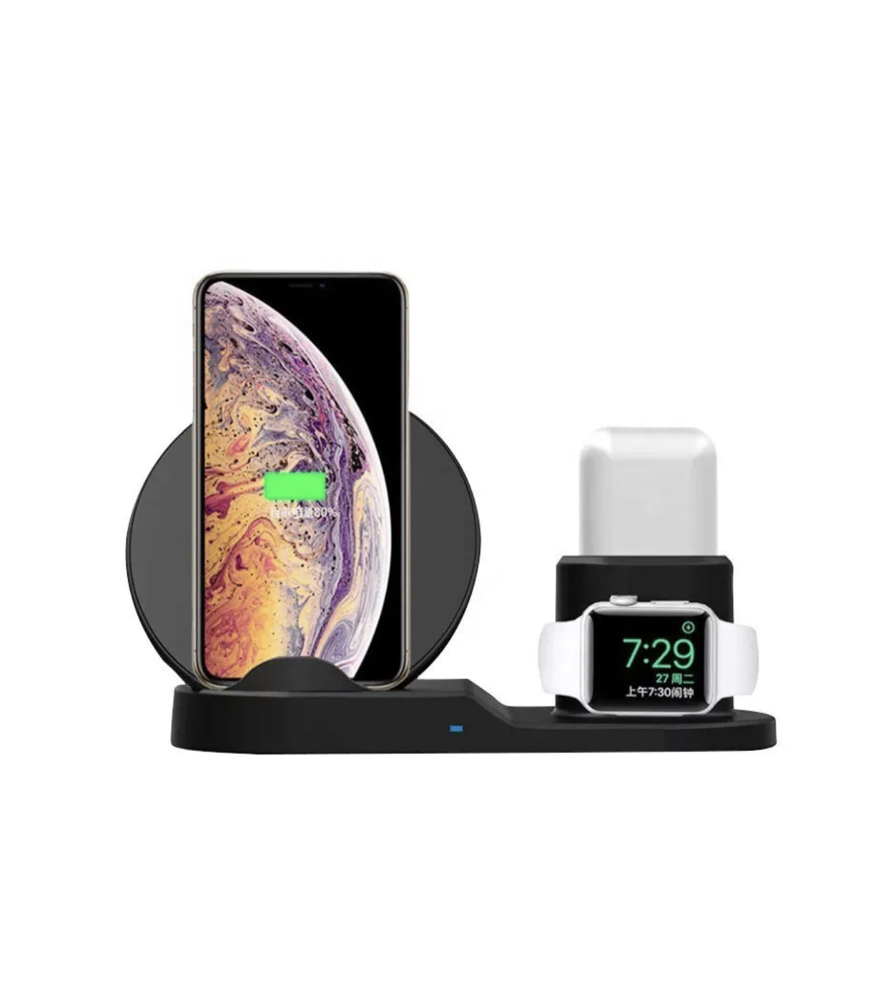 3in1 charging station with wireless charging