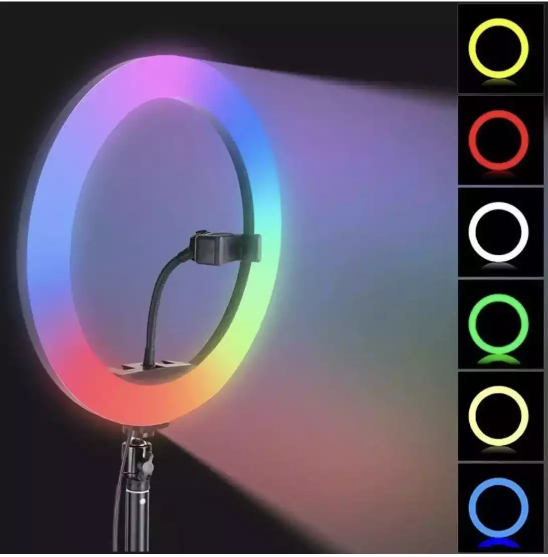 Ring light with more than 26 lighting modes