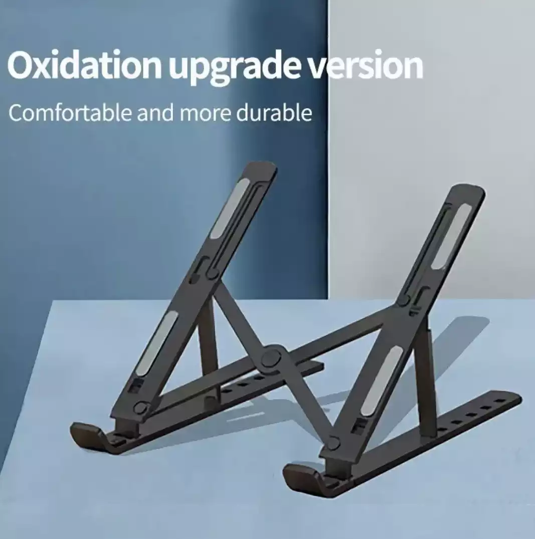 Laptop stand with adjustable height angle