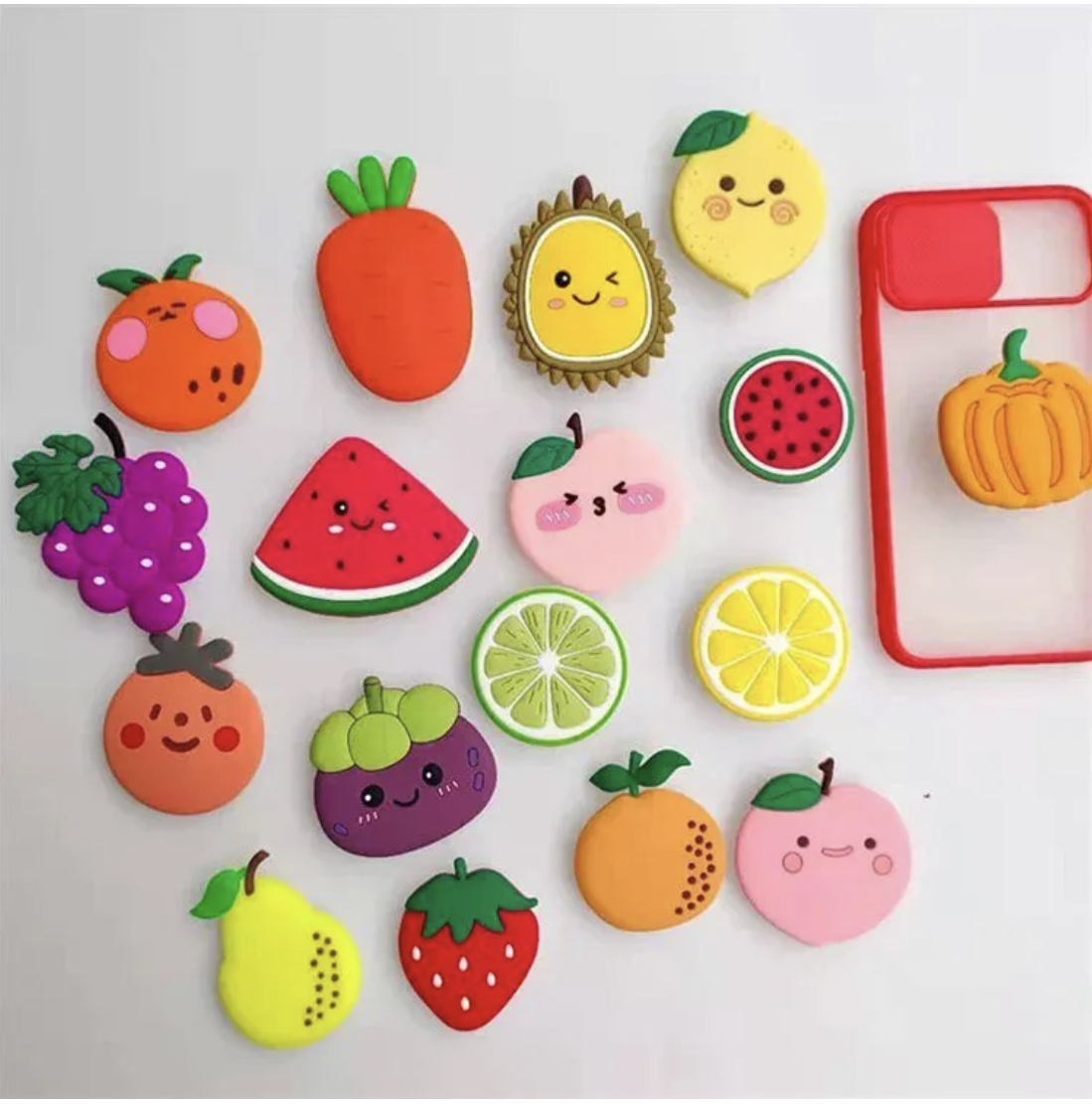 Grab for mobile in 3D fruit shapes